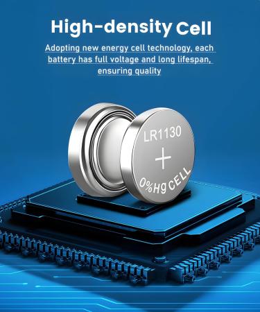 Buy YKM 10 Pack LR1130 AG10 Alkaline Batteries - Ideal for Calculators & Watches | International Shipping - Buy Online on GoSupps.com