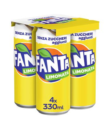 Fanta Fanta Lemon Zero Can 33 ml x 4 6 x 4