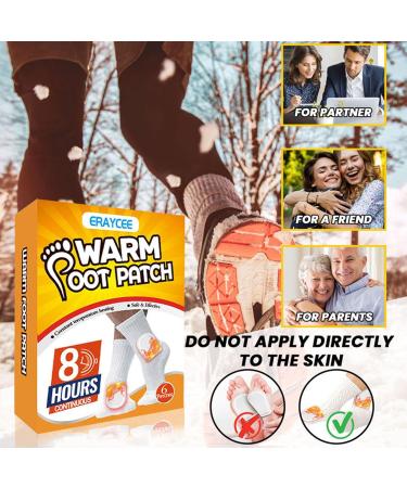 Heating Paving for Feet - 6 Self-Adhesive Warmers for Outdoor Activities | Perfect for Hiking Skiing & Winter | Anulely Foot Warmers - Buy Online on GoSupps.com