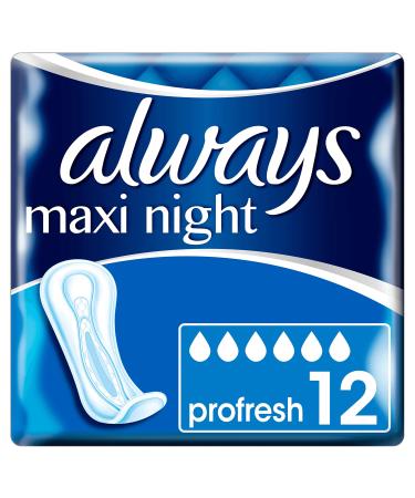 Always Maxi Night ProFresh pads without wings 12 pieces
