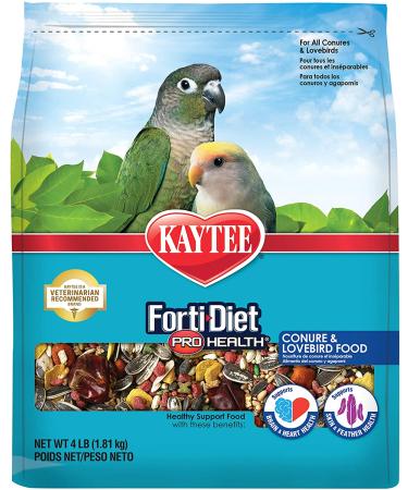 Kaytee Forti-Diet Pro Health Food for Conures & Lovebirds - Nutrient-Rich Avian Diet - Buy Online on GoSupps.com