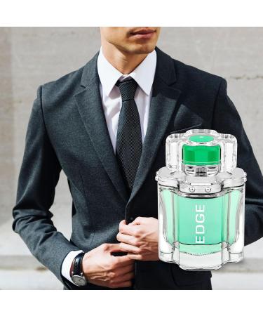 Swiss Arabian EDGE Men Eau de Parfum 100mL | Clean Citrusy and Shower Fresh | Lemon Lavender Mint Cinnamon Cardamom Cedarwood Patchouli Sandalwood | by Oud Perfume Artisan Cologne Spray - Buy Online on GoSupps.com