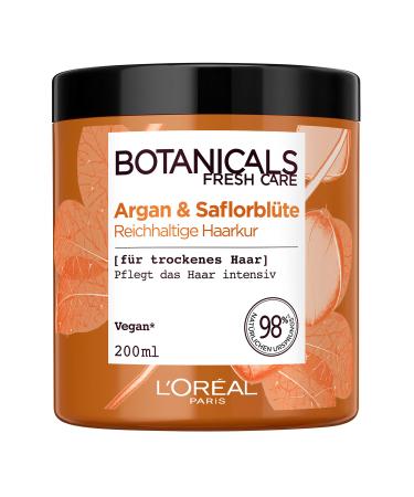 Botanicals rich cure without silicone for dry hair with argan and safflor blossom the hair cares intensively 1 Pack (1 x 200 ml)