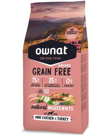 OWNAT Prime Canine Adult Mini Grain Free Chicken PAVO 1KG