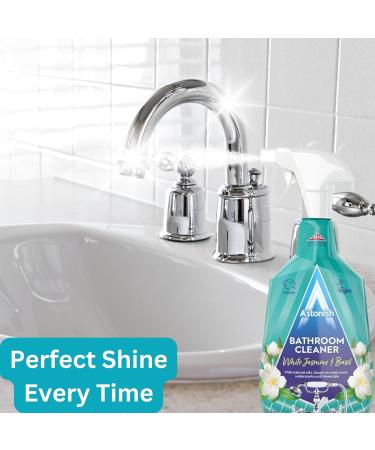 Bathroom Cleaner Spray Cleaning Set - Bundle Includes Astonish Bathroom Spray 750ml And Pack of 3 Crevice Cleaning Brushes - Removes Dirt In Hard to Reach Places and Restores a Bathroom Shine - Buy Online on GoSupps.com