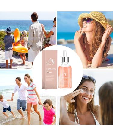 Sun Drops | 15ml Broad Spectrum Moisturizing Sunscreen - SPF 42+ Non-Greasy Texture & Instant Radiance for Beach Sports and Outdoors - Buy Online on GoSupps.com