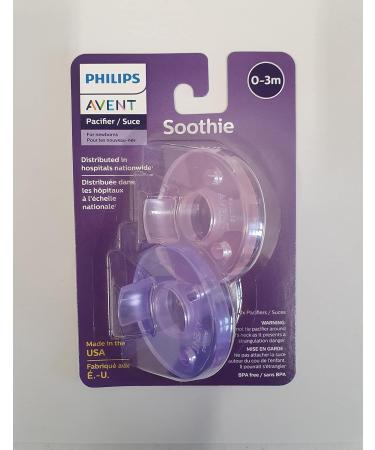 Philips Avent Soothie Pacifier for 0-3 Months - Pink/Purple | Best Baby Soother | Shop Internationally - Buy Online on GoSupps.com