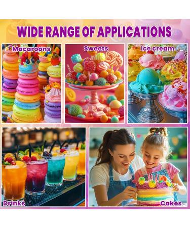 ERCorArt Food Colouring Powder Colours Upgrade Food Colouring Dust High Bright Food Dye Edible Paint for Cake Decorating Icing & Desserts - Pack of 8 x 5 g each - Buy Online on GoSupps.com