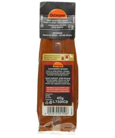Ostmann Cayenne Pepper Ground - Pack of 3 (3 x 40g) | Premium Spice for International Shipping - Buy Online on GoSupps.com