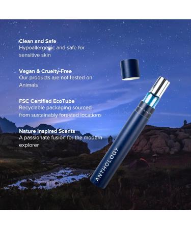 Anthology Wildfire Roll on Perfume oil 0.3 oz 9 ml | Bergamot Lavender Pink Pepper Cedarwood | Alcohol Free Rollerball Travel Size Mini Perfume - Buy Online on GoSupps.com