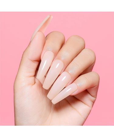 AIMEILI Sheer Color Rubber Base Gel Nail Polish - (440) 10ml | Long Lasting & Nail Strengthener - Buy Online on GoSupps.com