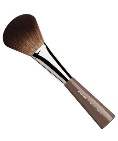 da Vinci Cosmetics Series 95747 Synique Powder Brush Oval Synthetic Tall Handle 2.36 Ounce Silver Oval