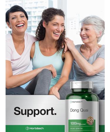 Horb ach Dong Quai Capsules | 1000mg | 150 Count | Non-GMO and Gluten Free Supplement | Traditional Herb - Buy Online on GoSupps.com