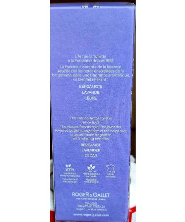 ROGER & GALLET | Fragrant Water Body Spray for Women | Lavande Royale - Royal Lavender 3.3 Oz. - Buy Online on GoSupps.com