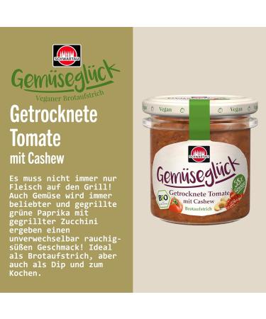 Schwartau Gem segl ck Vegan Organic Dried Tomato & Cashew Spread - 135g | Premium Plant-Based Vegan Dip - Buy Online on GoSupps.com