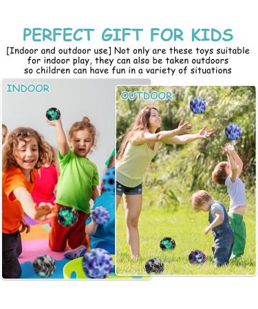 LIVESTN Astro Jump Ball - 4 Pack High Bounce Space Balls | Lava Moon & Galaxy Bouncing Balls for Kids - Buy Online on GoSupps.com