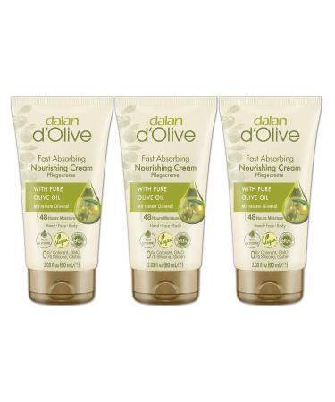 3x Dalan d Olive hand and body cream 60ml hand cream set - Buy Online on GoSupps.com