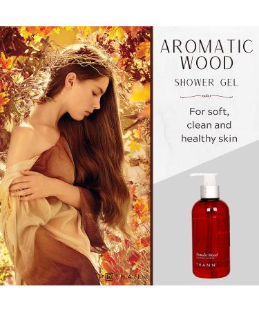 THANN Aromatic Wood Aromatherapy Shower Gel - Moisturizing Citrus Body Wash 320 ML - Buy Online on GoSupps.com