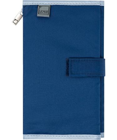 Lewis N. Clark AM/PM Folding Pill Organizer + Supplement Case - Navy (16 Slot) - OTC Medicine Organizer - Buy Online on GoSupps.com
