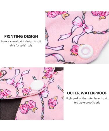 HEALLILY 6-Pack Reusable Washable Cloth Menstrual Pads | Eco-Friendly Sanitary Solutions for Ultimate Comfort - Buy Online on GoSupps.com