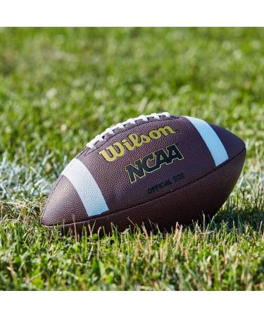 Wilson NCAA Composite Football Pee Wee - Official Size for Youth Football Games - Buy Online on GoSupps.com