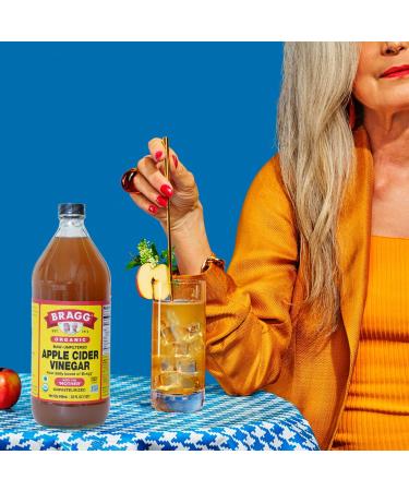 Bragg Organic Apple Cider Vinegar with the Mother - 2 Pack, 16oz Each - USDA Certified, Raw & Unfiltered - Buy Online on GoSupps.com