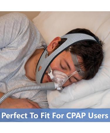 Adjustable Breathable Anti Snoring Chin Strap - Stop Snoring & Improve Sleep Quality - Snore Reducing Aid - Black - Buy Online on GoSupps.com