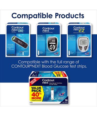 Contour NEXT ONE Blood Glucose Monitoring System - Accurate Blood Sugar Testing - Buy Online on GoSupps.com