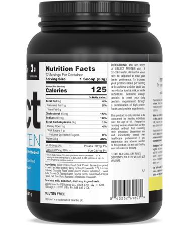 PEScience Select Low Carb Protein Powder Chocolate Truffle - 27 Servings (Keto Friendly, Gluten Free) - Pack of 1 - Buy Online on GoSupps.com