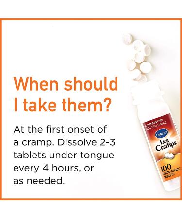 Hyland's Relax Calf and Foot Cramps 100 Tablets (Value Pack of 3) - Buy Online on GoSupps.com