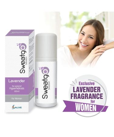 Sweat Go Rollon Antiperspirant Lavender For Women - 60 ML - Buy Online on GoSupps.com