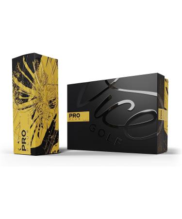 Vice Golf Limited Edition Pro Plus Gold Golf Balls - Premium Quality for Enhanced Performance - Buy Online on GoSupps.com