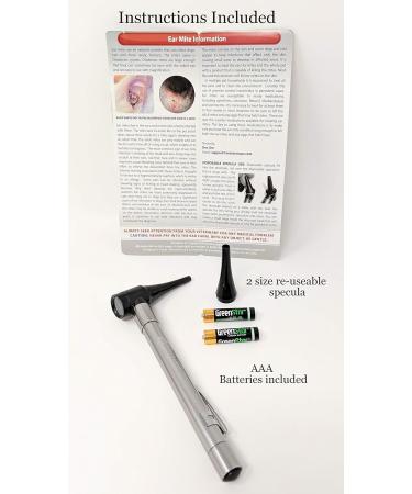 Dr Mom Pocket Veterinary LED Otoscope - Compact Vet Otoscope for Animal Care - Buy Online on GoSupps.com