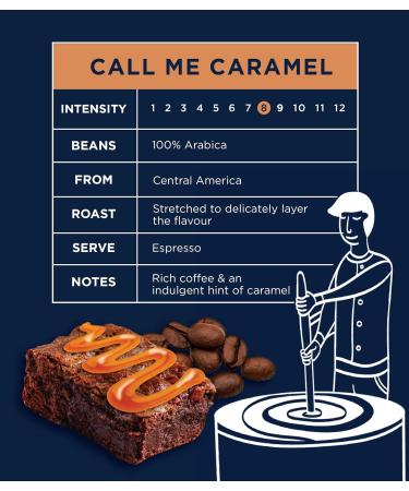 CafePod Caramel Flavoured Coffee Pods 60ct - Nespresso Compatible Aluminium Capsules - Buy Online on GoSupps.com