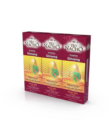 TIO NACHO Ginseng Shampoo Pack of 3 - Strengthening & Revitalizing 14 Fl Oz Each - Buy Online on GoSupps.com