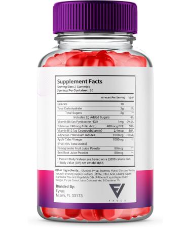 Ripped Results Keto Gummies - Advanced 1000MG ACV Supplement | Energy Boost with B12 & Beet Root | 60 Gummies - Buy Online on GoSupps.com