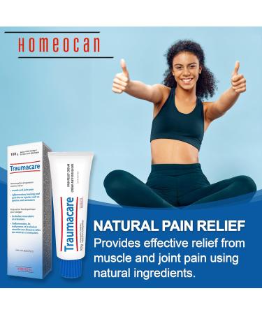 Traumacare Cream 100g Pack of 3 - Muscle and Joint Pains Relief Naturally - Soothes Minor Injuries Helps ease Discomfort from Sprains Bruises and Contusions - Pain Relief Cream for Adults & Children 100 g (Pack of 3) - Buy Online on GoSupps.com