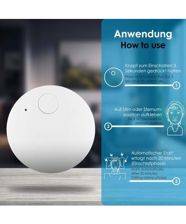 Pulox SLP-10 Sleeping Position Trainer - Electric Anti Snore Device with Vibration - Complete Set for Snoring-Free Sleep through Better Breathing - Buy Online on GoSupps.com