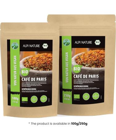 Alpi Nature Bio Cafe de Paris Gew rz 100 g organic French spice mixture dipping herb 100 natural ingredients from KBA Caf de Paris Spice Mix without artificial additives - Buy Online on GoSupps.com
