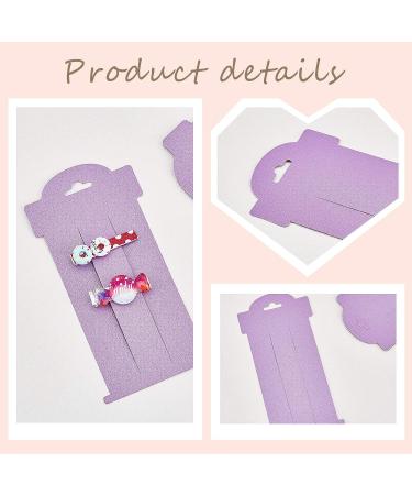 PandaHall 108pcs Hair Bow Cards - 6 Colors Rectangular Paper Cardboard Bow Holder for Hair Accessories Display - Buy Online on GoSupps.com