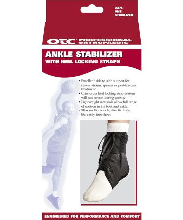 Buy OTC Ankle Stabilizer with Locking Heel Straps - X-Large Black | International Shipping Available - Buy Online on GoSupps.com