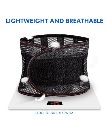 Lower Back Support Belt for Men/Women - Breathable Lumbar Support for Sciatica Pain Relief - XL 1XL Size (Waist 37.4-41.3) by A+ Choice - Buy Online on GoSupps.com