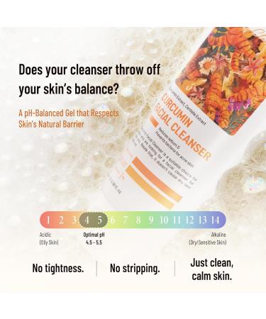 ABERA Turmeric Face Wash for Acne-Prone & Sensitive Skin 4-in-1 Curcumin Cleanser with Niacinamide BHA & Centella Gentle pH Balanced Non-Comedogenic Sulfate Free Facial Cleanser (3 BOXES) C. 3 Box - Buy Online on GoSupps.com