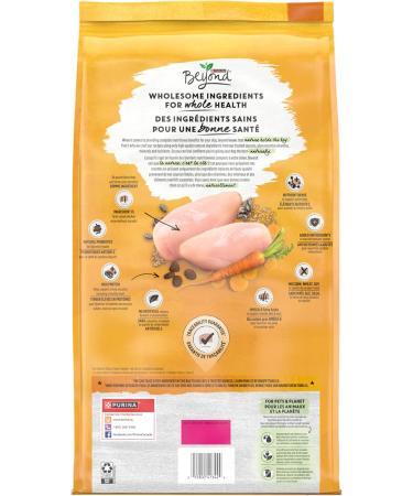 Beyond Simply Natural Dry Dog Food Farm-Raised Chicken & Whole Barley - 5.3 kg Bag 5.3 kg (Pack of 1) - Buy Online on GoSupps.com