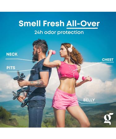 Fitness Deodorant Spray - Men & Women - Aluminum-Free - 24 Hour Odor Protection - Sweat Resistant - Air-Powered - Vegan & Plant-Based - Made in USA - Homme + Femme - 3.4oz Travel Size -2 Pack Homme + Femme 3.4 Fl Oz (Pack of 2) - Buy Online on GoSupps.com