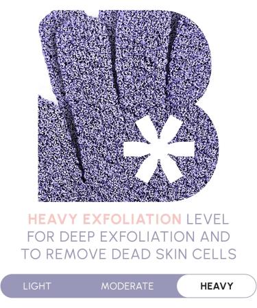 Brooklyn Botany Exfoliating Gloves - Heavy Duty Body Scrubber & Dead Skin Remover for Bath & Shower - 1 Pair - Buy Online on GoSupps.com