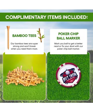 Rut Iron Sports Golf Grip Kit - Club Regripping Kit with Tape, Solvent, Tools, Tees, and Ball Marker - 4 Options Available - Buy Online on GoSupps.com