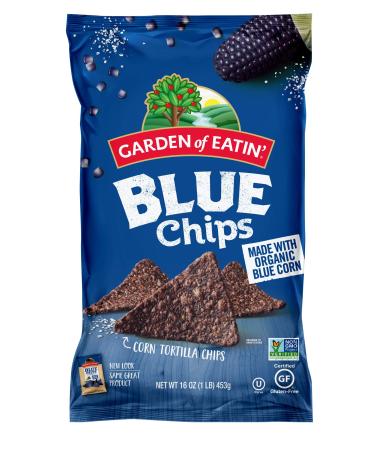 Garden of Eatin' Corn Tortilla Chips Blue Chips 16 oz (453 g)