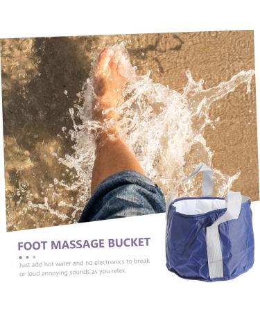 WOFASHPURET 1pc Foldable Footbath Bucket for Collapsible wash bin Folding Water Container Foot Soaking Basin Laundry Buckets Home Foot Spa Tub Foot spa Basin Household Storage Bags Travel peva 30x20cm - Buy Online on GoSupps.com