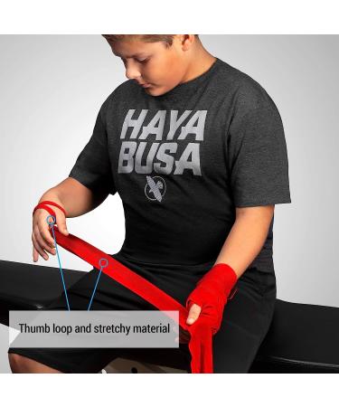 Kids Hayabusa Boxing Hand Wraps - Perfect Stretch 4.0 Red - Buy Online on GoSupps.com